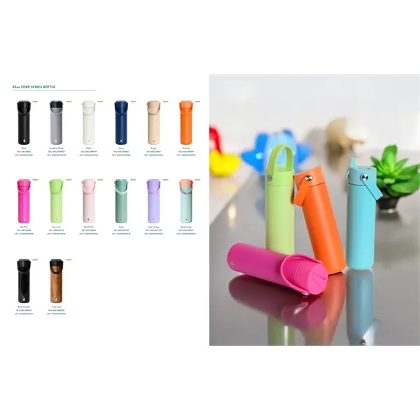 24oz Core Series Bottle with Flip-up Spout - Lead Free - 24oz Core Series Bottle with Flip-up Spout - Lead Free - Image 1 of 15