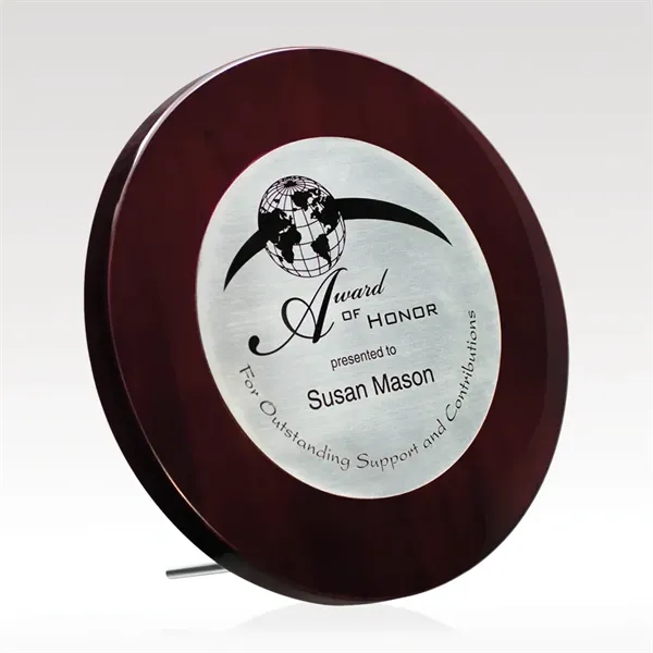 Vinton II Round Plaque w/ Zinc Alloy