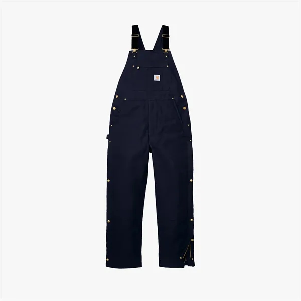 Carhartt® Firm Duck Insulated Bib Overalls - Carhartt® Firm Duck Insulated Bib Overalls - Image 1 of 7