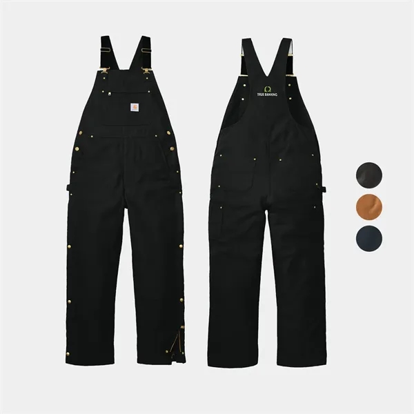 Carhartt® Firm Duck Insulated Bib Overalls - Carhartt® Firm Duck Insulated Bib Overalls - Image 0 of 7