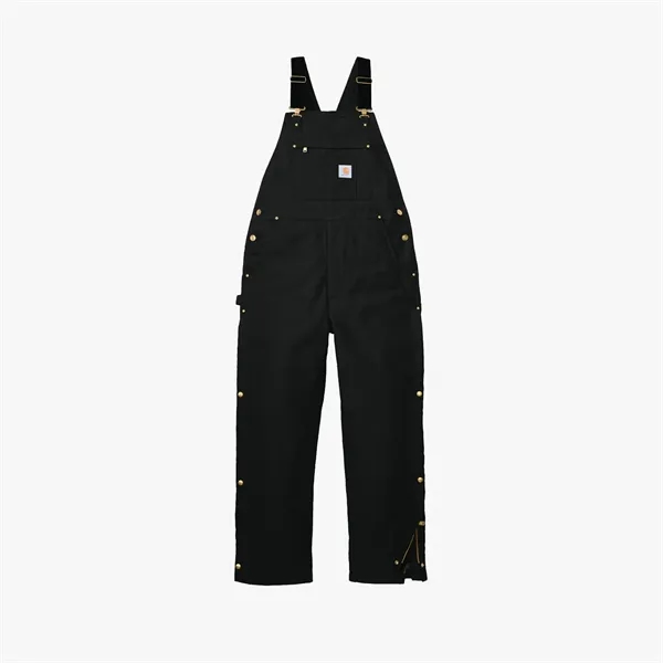 Carhartt® Firm Duck Insulated Bib Overalls - Carhartt® Firm Duck Insulated Bib Overalls - Image 6 of 7