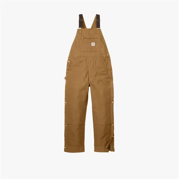 Carhartt® Firm Duck Insulated Bib Overalls - Carhartt® Firm Duck Insulated Bib Overalls - Image 7 of 7