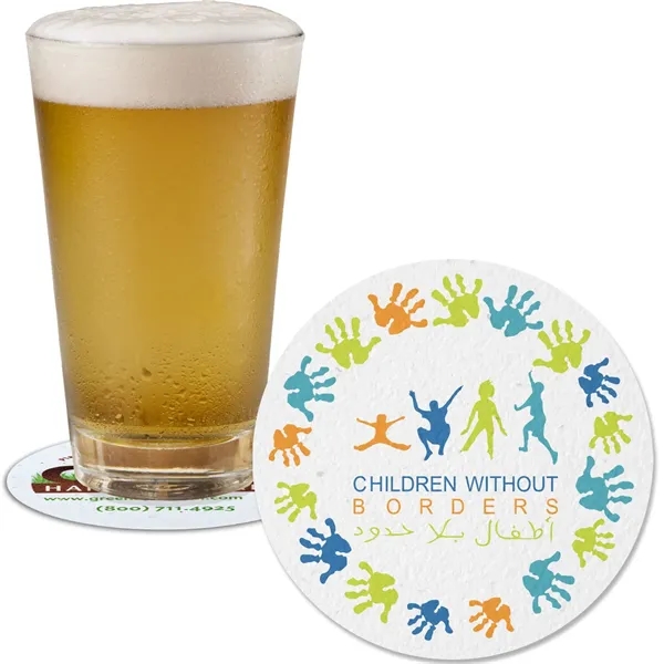 Premium Seeded Paper Coaster