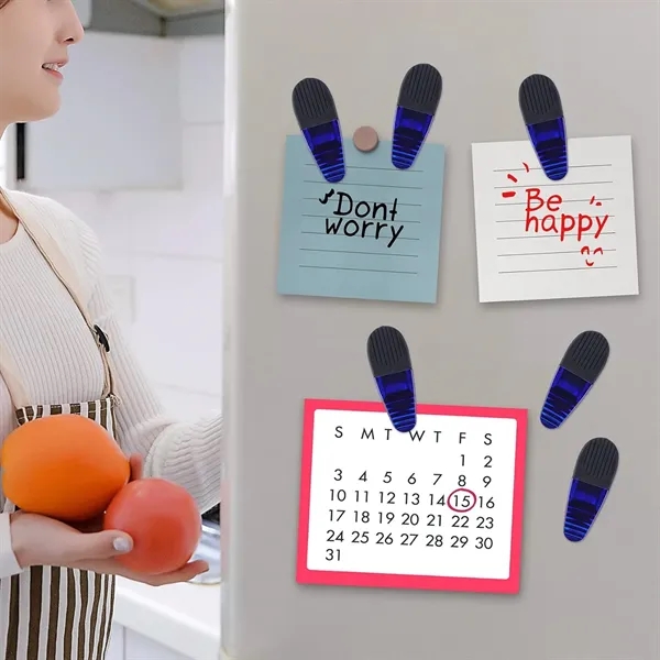 Plastic Refrigerator Magnet Clips - Plastic Refrigerator Magnet Clips - Image 4 of 7