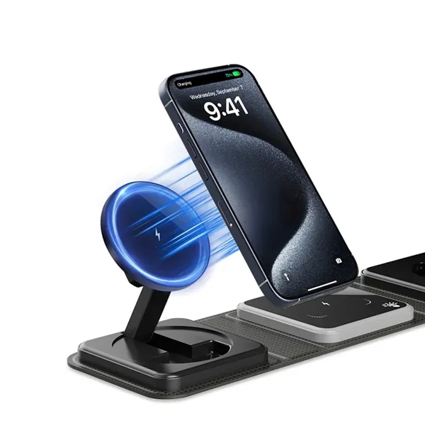 3 In 1 Magnetic Wireless Charger - 3 In 1 Magnetic Wireless Charger - Image 1 of 3