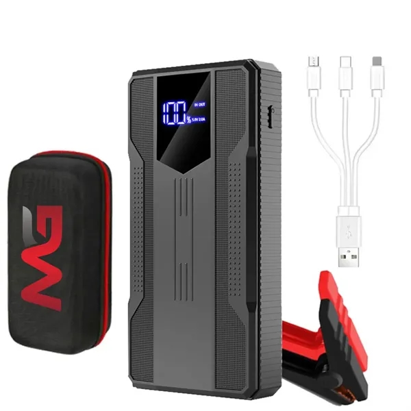 Car Jump Starter 8000Mah Digital Display - Car Jump Starter 8000Mah Digital Display - Image 0 of 6