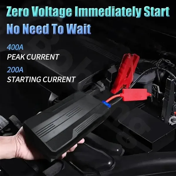 Car Jump Starter 8000Mah Digital Display - Car Jump Starter 8000Mah Digital Display - Image 2 of 6