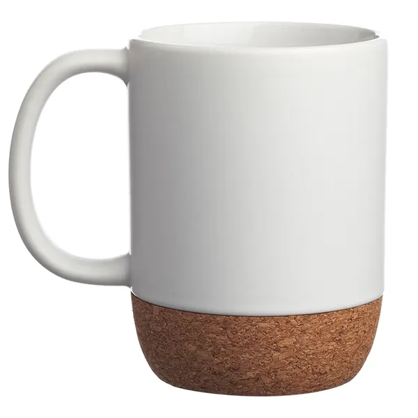 15 oz. Matte Cork Bottom Ceramic Mugs - 15 oz. Matte Cork Bottom Ceramic Mugs - Image 4 of 7