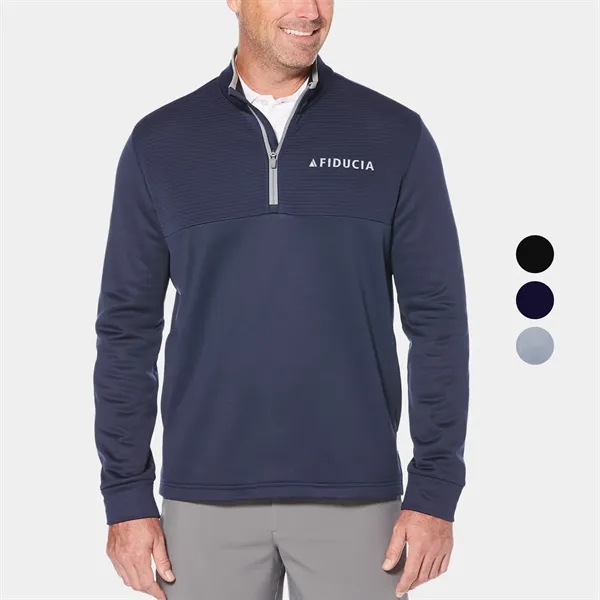 Callaway® Ottoman Men's Golf Quarter-Zip Fleece Pullover - Callaway® Ottoman Men's Golf Quarter-Zip Fleece Pullover - Image 0 of 5