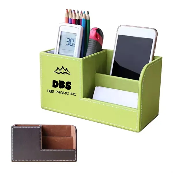 Business Desk Organizer in PU Leather - Business Desk Organizer in PU Leather - Image 0 of 0