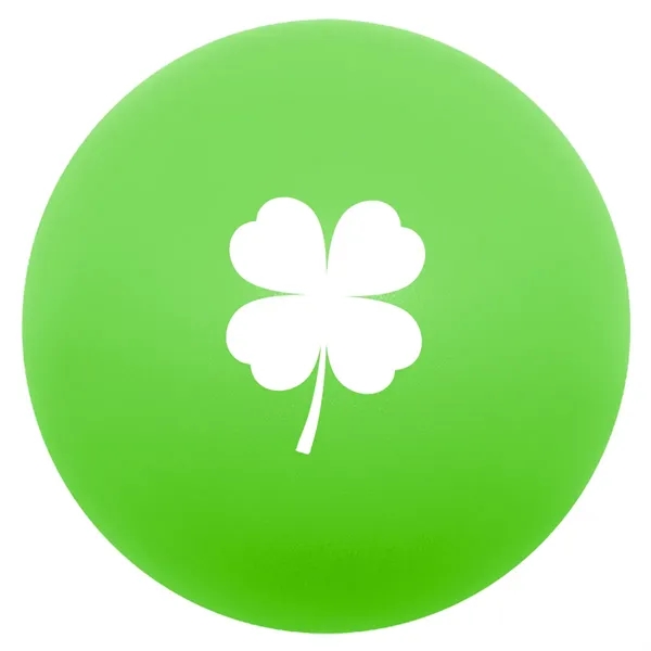 Four Leaf Clover Round Stress Ball