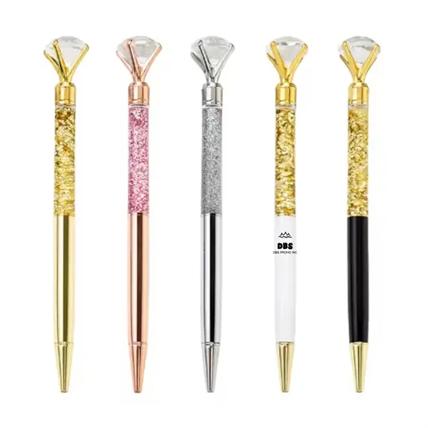 Metal Crystal-Decorated Diamond Pen - Metal Crystal-Decorated Diamond Pen - Image 0 of 0