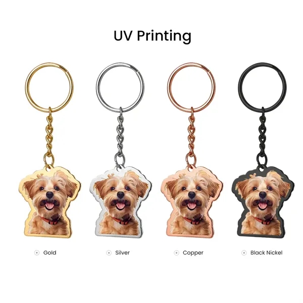 Metal Print Keychains 1" - 2.5" - Metal Print Keychains 1" - 2.5" - Image 6 of 13