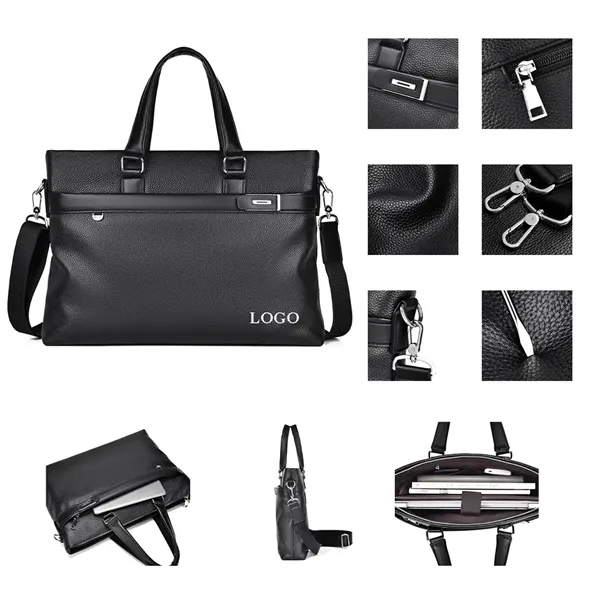 14-inch Full Grain Leather Laptop Sleeve - 14-inch Full Grain Leather Laptop Sleeve - Image 0 of 11