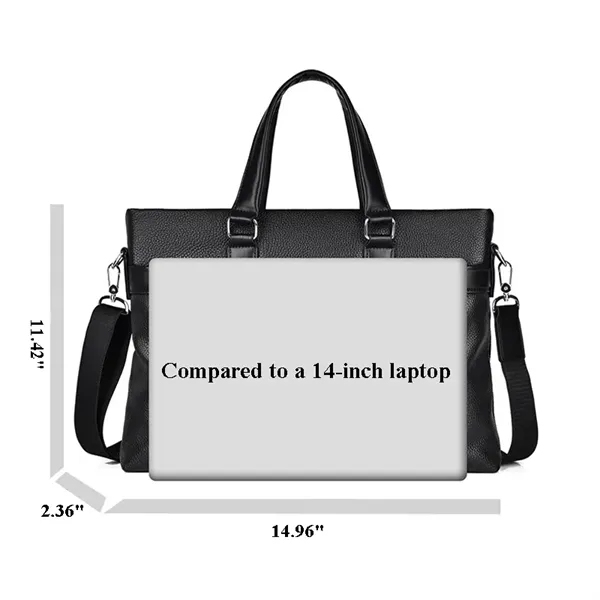 14-inch Full Grain Leather Laptop Sleeve - 14-inch Full Grain Leather Laptop Sleeve - Image 1 of 11