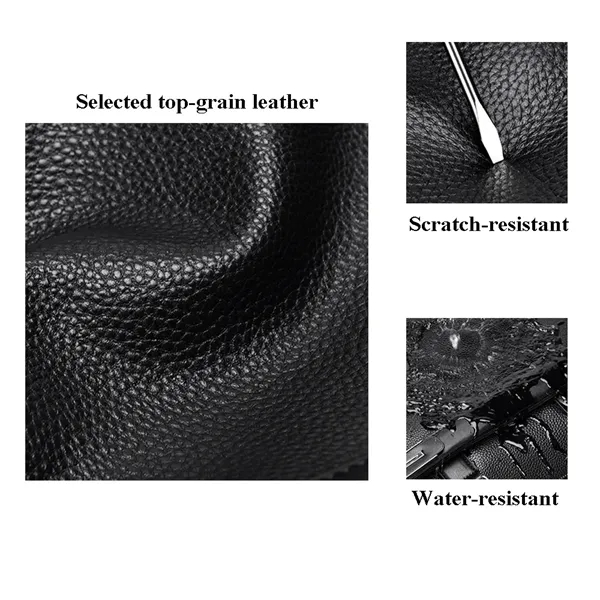 14-inch Full Grain Leather Laptop Sleeve - 14-inch Full Grain Leather Laptop Sleeve - Image 4 of 11