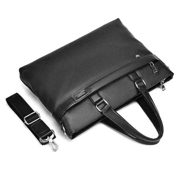 14-inch Full Grain Leather Laptop Sleeve - 14-inch Full Grain Leather Laptop Sleeve - Image 8 of 11