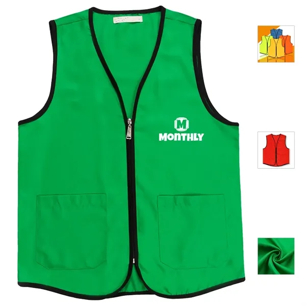 Polyester 2 Pockets Volunteer Vest - Polyester 2 Pockets Volunteer Vest - Image 0 of 0