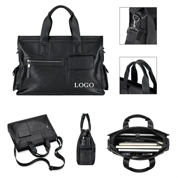 17.3-inch Leather Laptop Sleeve - 17.3-inch Leather Laptop Sleeve - Image 0 of 7
