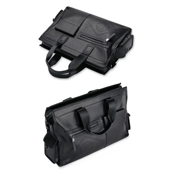 17.3-inch Leather Laptop Sleeve - 17.3-inch Leather Laptop Sleeve - Image 4 of 7