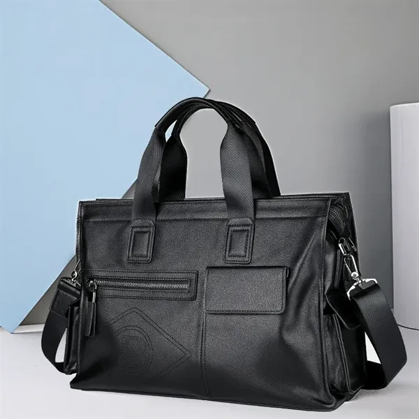 17.3-inch Leather Laptop Sleeve - 17.3-inch Leather Laptop Sleeve - Image 7 of 7