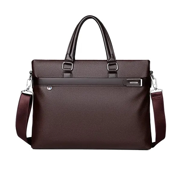 14-inch PU Leather Laptop Sleeve - 14-inch PU Leather Laptop Sleeve - Image 6 of 9