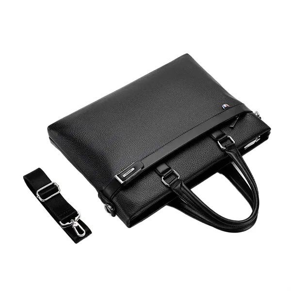14-inch PU Leather Laptop Sleeve - 14-inch PU Leather Laptop Sleeve - Image 8 of 9