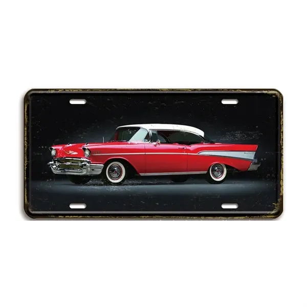 Retro Vintage Car Tags - Retro Vintage Car Tags - Image 0 of 5
