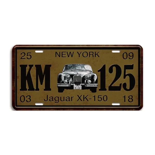 Retro Vintage Car Tags - Retro Vintage Car Tags - Image 2 of 5
