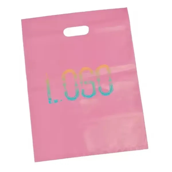 Recyclable Reinforced Handle Plastic Bag - Recyclable Reinforced Handle Plastic Bag - Image 0 of 1