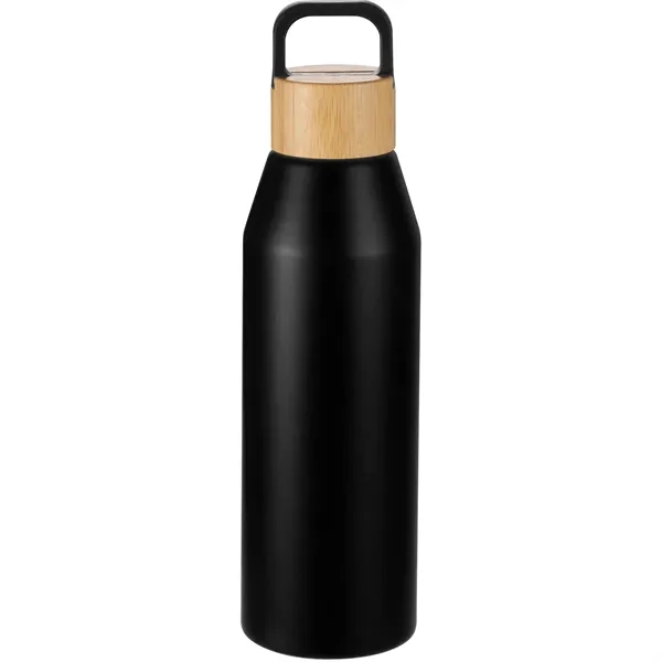 Aspen 24 oz Recycled Bottle with FSC® Bamboo Lid - Aspen 24 oz Recycled Bottle with FSC® Bamboo Lid - Image 1 of 5
