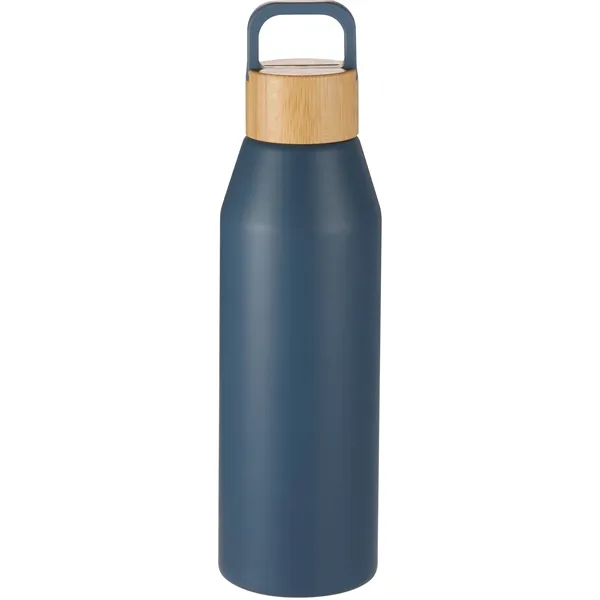 Aspen 24 oz Recycled Bottle with FSC® Bamboo Lid - Aspen 24 oz Recycled Bottle with FSC® Bamboo Lid - Image 3 of 5