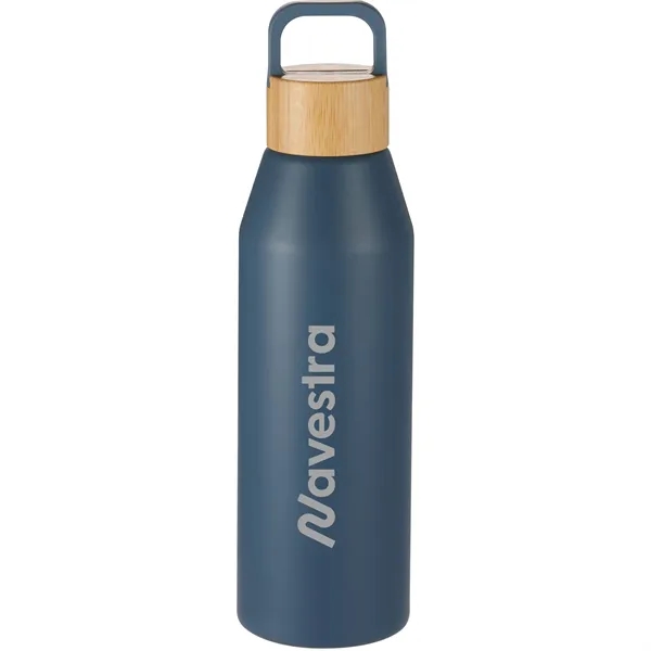 Aspen 24 oz Recycled Bottle with FSC® Bamboo Lid - Aspen 24 oz Recycled Bottle with FSC® Bamboo Lid - Image 2 of 5
