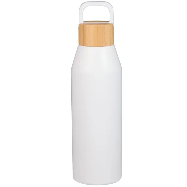 Aspen 24 oz Recycled Bottle with FSC® Bamboo Lid - Aspen 24 oz Recycled Bottle with FSC® Bamboo Lid - Image 5 of 5
