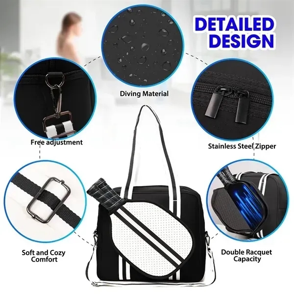Crossbody Sling Pickleball Bag - Crossbody Sling Pickleball Bag - Image 4 of 5