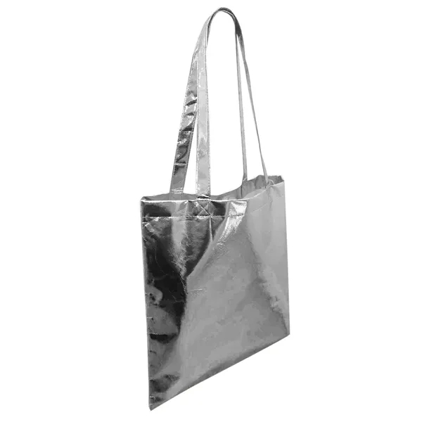 Liberty Bags Easy Print Metallic Tote Bag - Liberty Bags Easy Print Metallic Tote Bag - Image 2 of 2