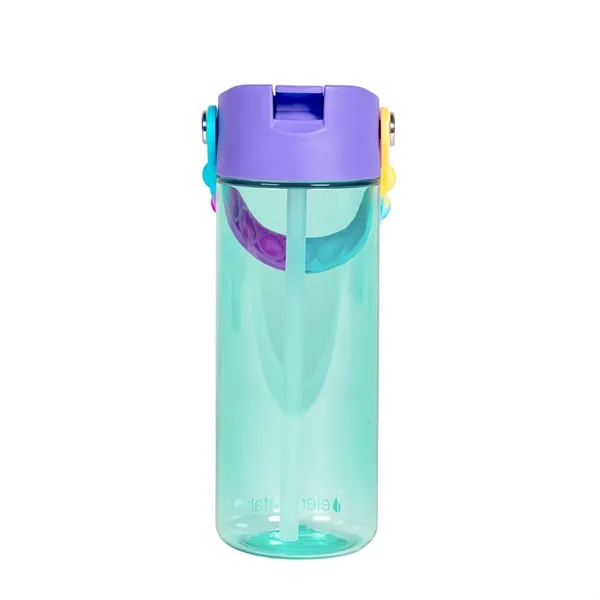 18oz Splash Pop Fidget Bottle w/ Drinking Spout and Straw - 18oz Splash Pop Fidget Bottle w/ Drinking Spout and Straw - Image 4 of 11