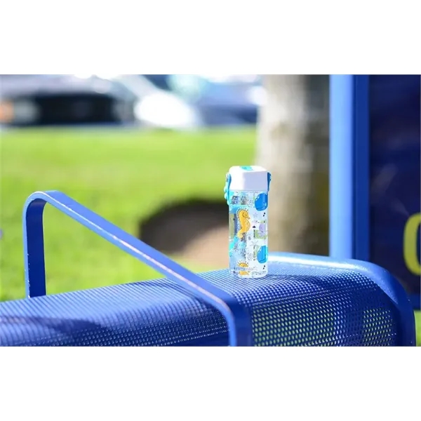 18oz Splash Pop Fidget Bottle w/ Drinking Spout and Straw - 18oz Splash Pop Fidget Bottle w/ Drinking Spout and Straw - Image 10 of 11