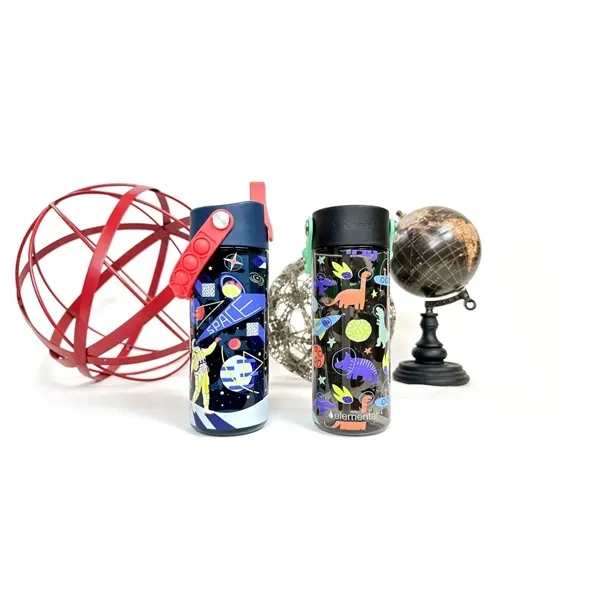 18oz Splash Pop Fidget Bottle w/ Drinking Spout and Straw - 18oz Splash Pop Fidget Bottle w/ Drinking Spout and Straw - Image 9 of 11