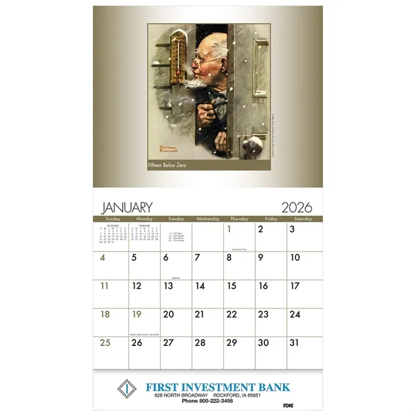 2026 Stapled An American Illustrator Wall Calendar - 2026 Stapled An American Illustrator Wall Calendar - Image 1 of 2