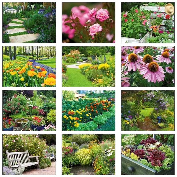 2026 Stapled Gardens Wall Calendar - 2026 Stapled Gardens Wall Calendar - Image 2 of 2