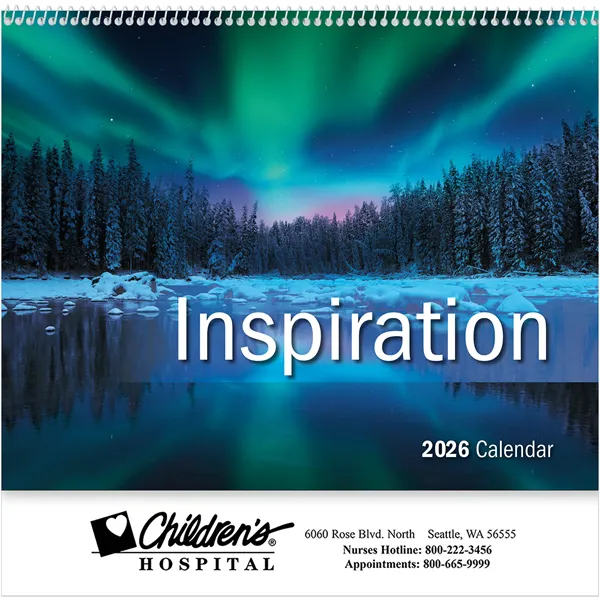 2026 Spiral Bound lnspiration Wall Calendar - 2026 Spiral Bound lnspiration Wall Calendar - Image 0 of 4