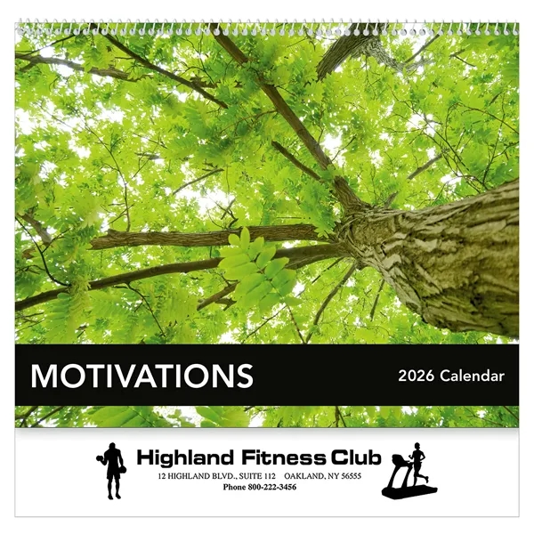 2026 Spiral Bound Motivations Wall Calendar - 2026 Spiral Bound Motivations Wall Calendar - Image 0 of 4
