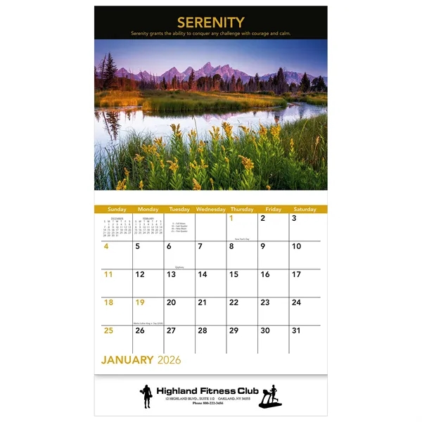 2026 Stapled Motivations Wall Calendar - 2026 Stapled Motivations Wall Calendar - Image 1 of 4