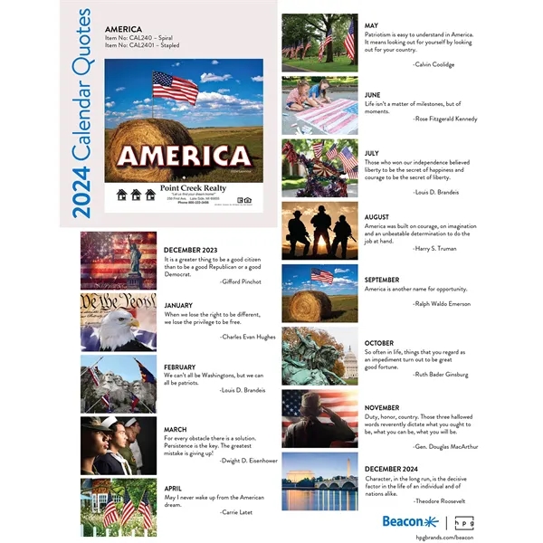 2026 Stapled America! Wall Calendar - 2026 Stapled America! Wall Calendar - Image 4 of 4