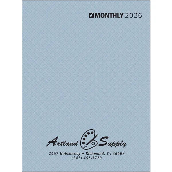 Ruled Monthly Desk Planner Stitched to Paper Cover - Ruled Monthly Desk Planner Stitched to Paper Cover - Image 2 of 3