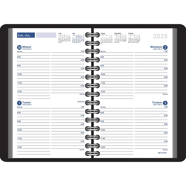Ruled, Two Days Per Page Wired To Cover - Ruled, Two Days Per Page Wired To Cover - Image 1 of 7