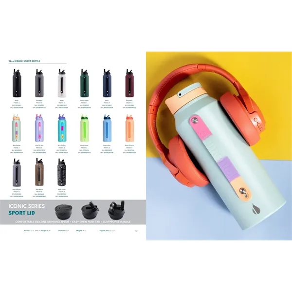 32oz Insulated Water Bottle with Sport Lid - 32oz Insulated Water Bottle with Sport Lid - Image 1 of 21