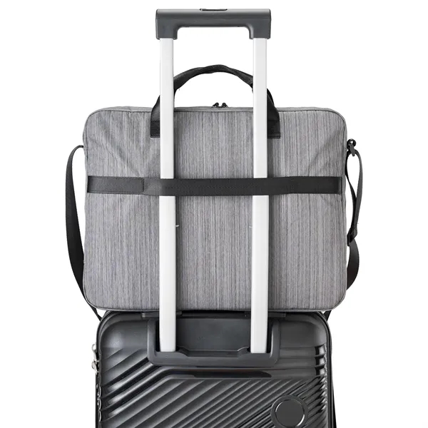 RejuVe® METRO Heather Executive 16" Laptop Brief Bag - RejuVe® METRO Heather Executive 16" Laptop Brief Bag - Image 3 of 6