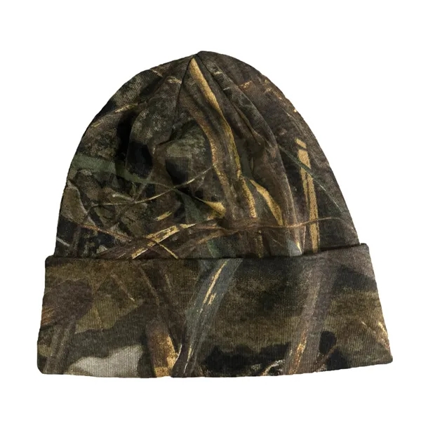 12" Camo Knit Cap - 12" Camo Knit Cap - Image 10 of 10